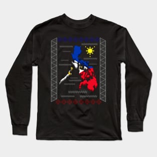 Philippine Map Long Sleeve T-Shirt